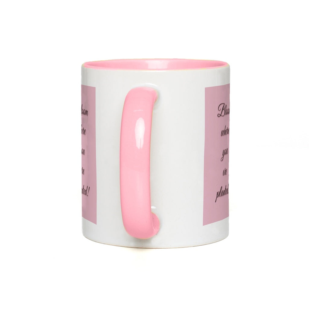 Flower Bouquet - Accent Mug - Lisa Dailey Black Cat Art & Design