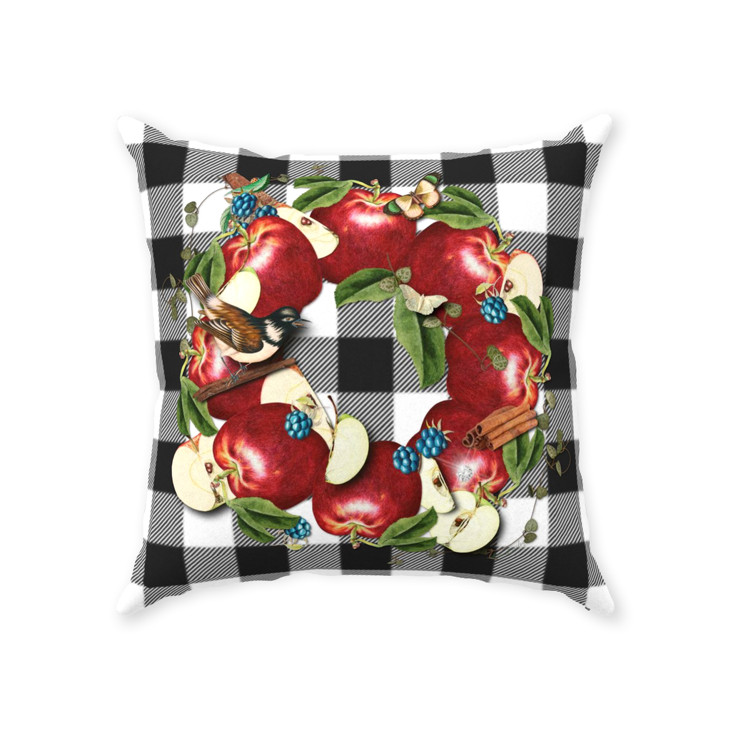 Sweet Apple Pie - Buffalo Plaid - Throw Pillow
