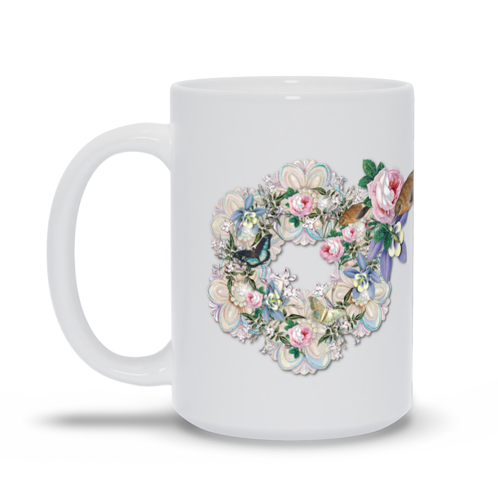 Bejeweled - White Mug