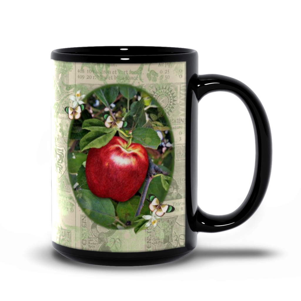 Red and Delicious - Black Mug