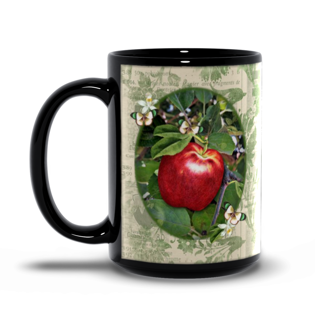 Red and Delicious - Black Mug
