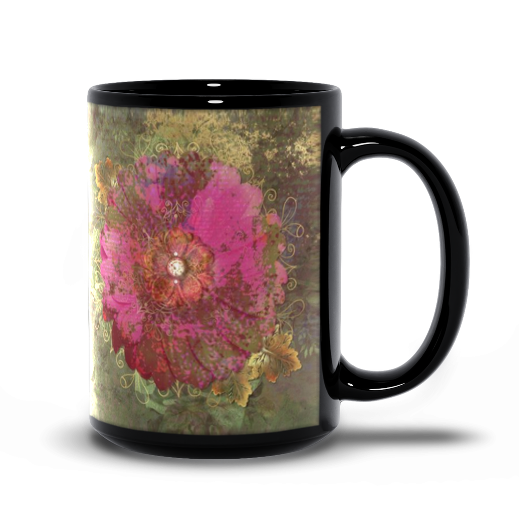 Disguised Blossom - Black Mug